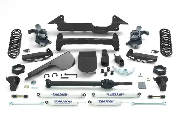 Fabtech 03-08 Hummer H2 4WD 6in Performance System - Component Box 1 - Black