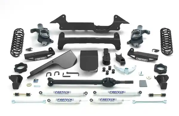 Fabtech 03-08 Hummer H2 4WD w/Rear Coil Springs 6in Performance System - Component Box 3
