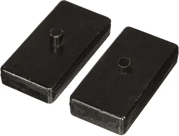 Fabtech 00-05 Ford Excursion 4WD Rear Leaf Spring Block Kit - 1in Cast