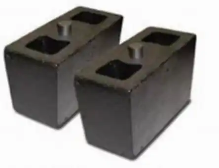 Fabtech 2in Rear Leaf Spring Block Kit - 3/4in Pin