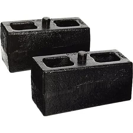 Fabtech 92-99 GM C1500 2WD Rear Leaf Spring Block Kit - 4in