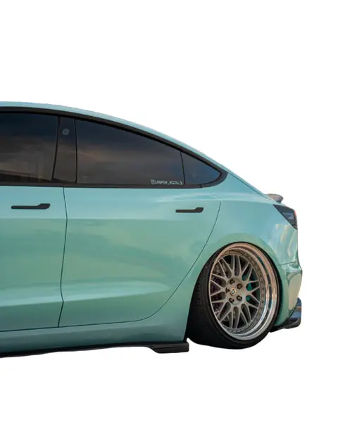 Tesla Model 3 Carbon Fiber Side Skirt V2