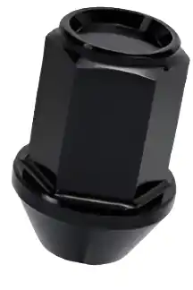 Project Kics 12X1.50 Black Leggdura Racing Lug Nuts (Laser Logo) - 20 PCS