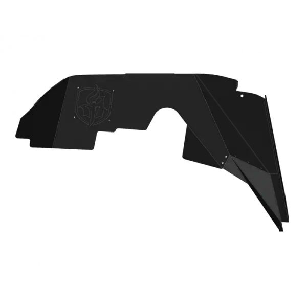 Road Armor 18-20 Jeep Wrangler JL Stealth Front Fender Liner Body Armor - Black Steel
