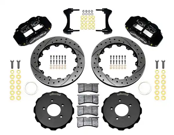 Wilwood Narrow Superlite 6R Front Hat Kit 12.88in Drilled 2006-Up Civic / CRZ