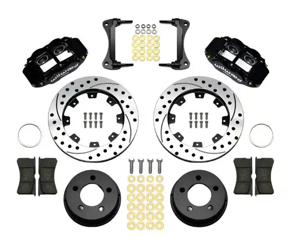 Wilwood Narrow Superlite 4R Front Kit 12.19in Drilled 87-89 Jeep YJ