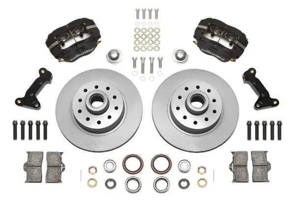 Wilwood Forged Dynalite Front Kit 11.03in 1 PC Rotor&Hub 74-80 Pinto/Mustang II Disc Spindle only