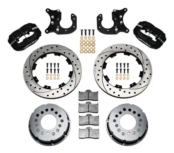 Wilwood Forged Dynalite P/S Rear Kit Drilled Rotor New Big Ford 2.50in Offset