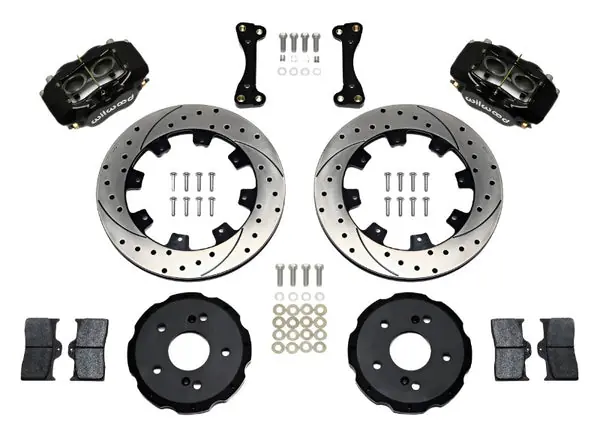 Wilwood Forged Dynalite Front Hat Kit 12.19in Drilled 02-06 Acura RSX-5 Lug