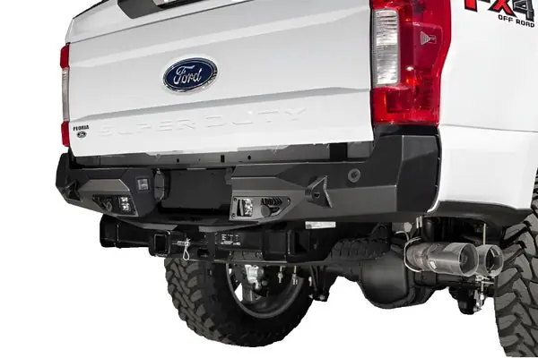 Addictive Desert Designs 17-18 Ford F-250 Raptor Stealth Fighter Rear Bumper w/ Backup Sensor Cutout