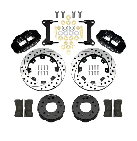 Wilwood Narrow Superlite 6R Front Kit 12.19in Drilled 63-87 C10 w/ Wilwood Pro Spindles
