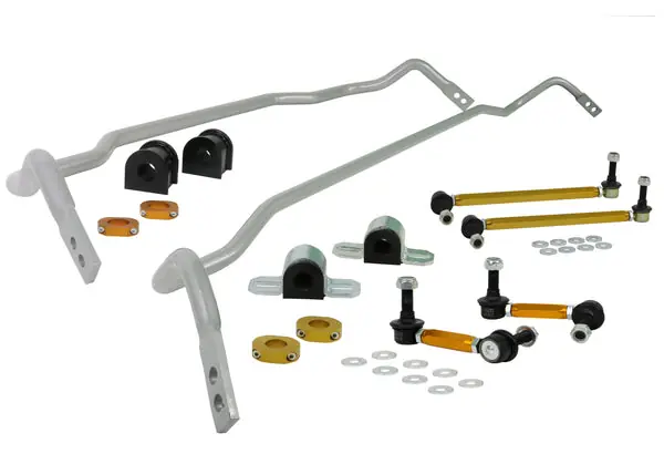 Whiteline 18-19 Kia Stinger (Incl. GT/GT1/GT2/Premium) Front & Rear Swaybar Kit w/Endlinks